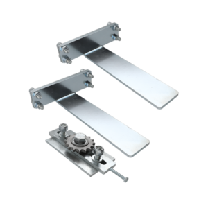 Napínák s konzolami pro jedno nebo dvoukřídlá průmyslová vrata