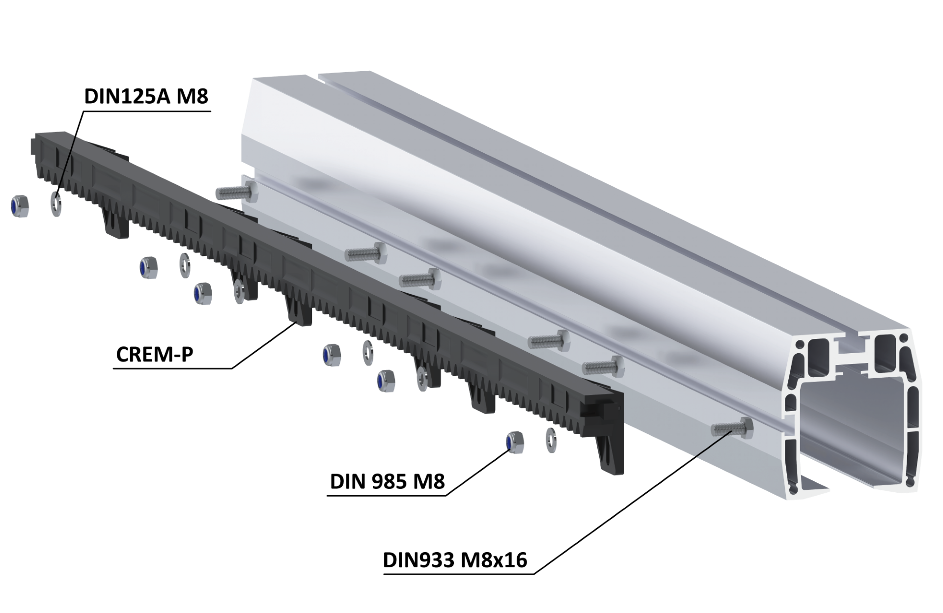 C profil 106 x 95 x 1000mm, hliník bez povrchové úpravy - Obrázek 3