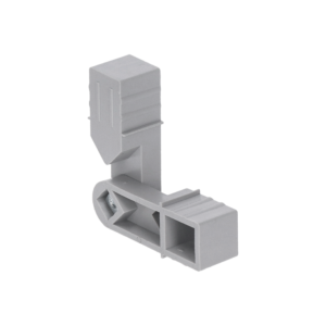 Plastová spojka - pohyblivý rohový díl pro profil 20x20x1.5mm