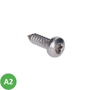 Nerezový vrut samořezný (6,3x22 mm) půlkulatá hlava, TX30, DIN7981C/A2 /AISI304, balení 500 ks, ISO 14585