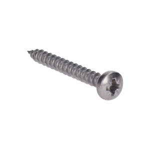 Nerezový vrut samořezný (5x20mm) půlkulatá hlava, AISI316 /A4