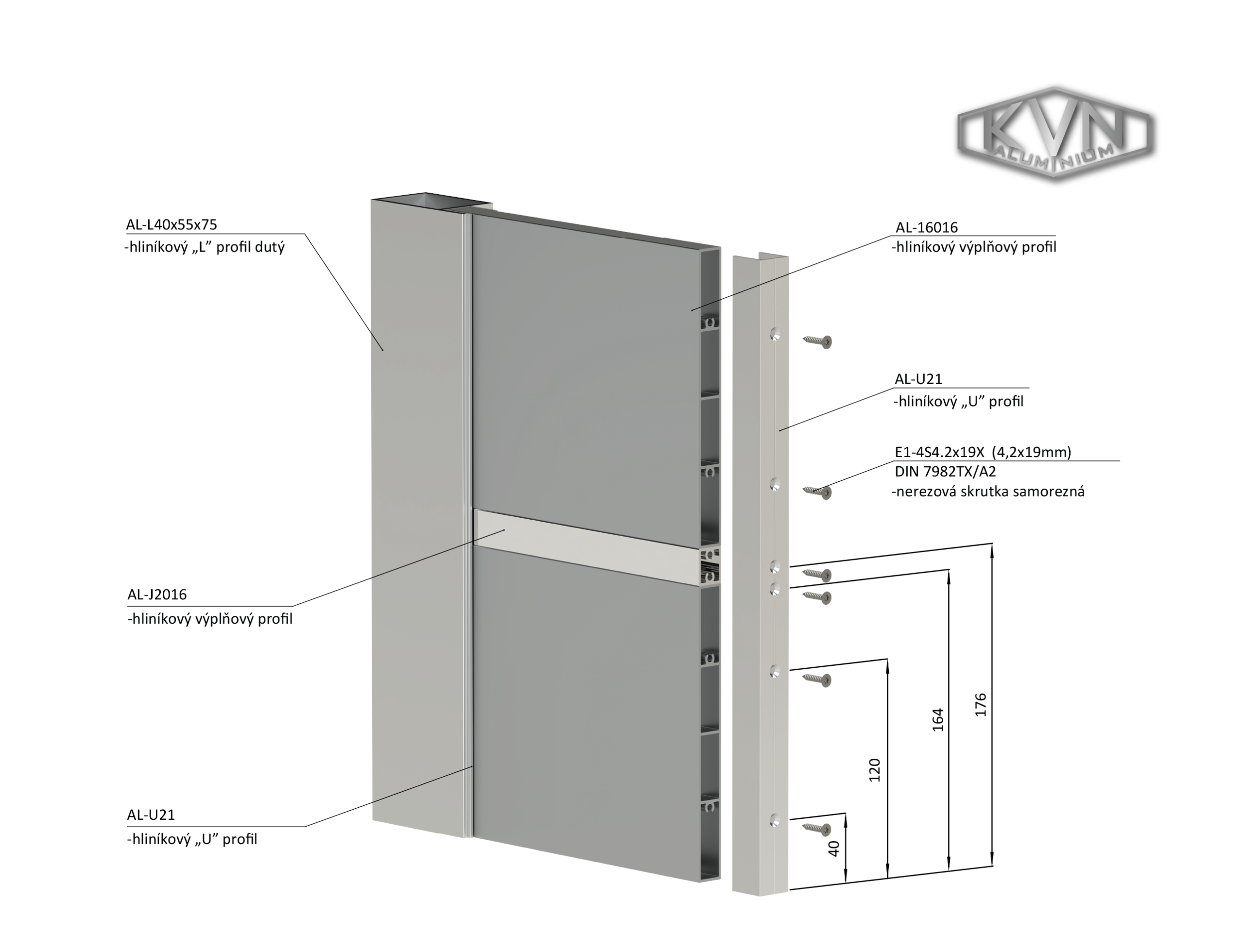 Al profil 20 x 16 x 6000 mm, bez povrchové úpravy - Obrázek 5