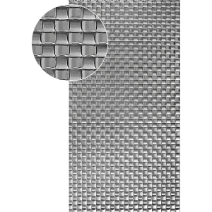 Plech pozinkován 2000x1000x1,2mm - PLETENINA, 3D efekt