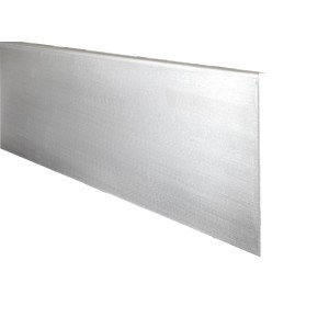 2,5 m krycí lišta boční-levá, broušená nerez AISI 304