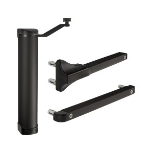 Hydraulický zatvárač, pre krídlové brány do 75 kg / 1,1 m, RAL9005