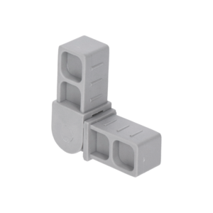 Plastová spojka - pohyblivý rohový díl pro profil 20x20x1.5mm