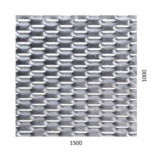 Tahokov Fe, oko: 47x18mm, můstek: 8mm (1500x1000x1,5mm), orientace oka: rozměr oka 47mm je rovnoběžný s rozměrem desky 1