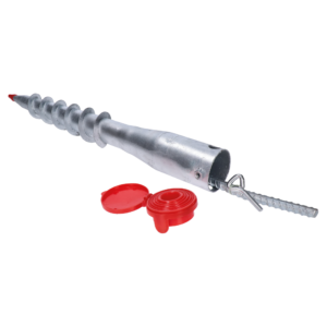 Zemní vrut  s vymezeními ø 26 - 55 mm, žárový zinek