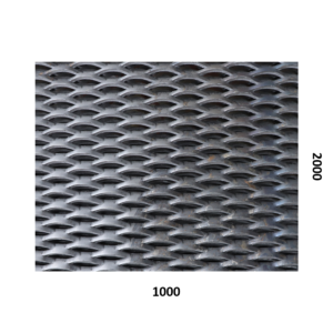 Tahokov Fe šestihranné oko: 47x13mm, můstek: 5mm (1000x2000x3mm)