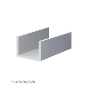 Zinkovaný U-profil 20x25x20x2, délka 3 m