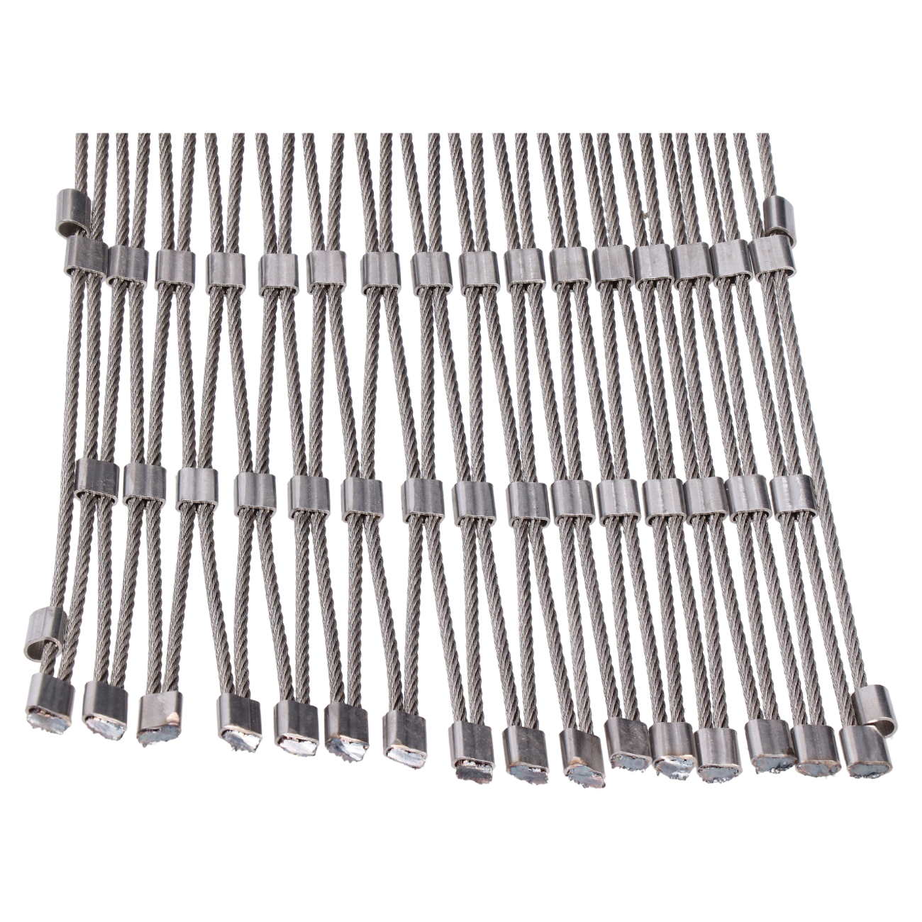 Lanková sieť, 1 x 5 m, oko 60 x 104 mm, ø 1,5 mm, AISI 316 - Obrázek 2