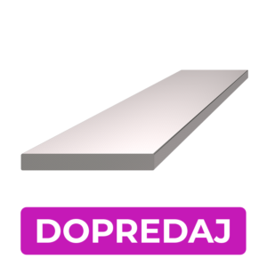 Plochá tyč 40 x 5 x 1000 mm, broušená nerez AISI 304