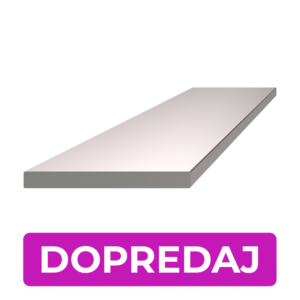 Plochá tyč 50 x 5 x 1000 mm, broušená nerez AISI 304