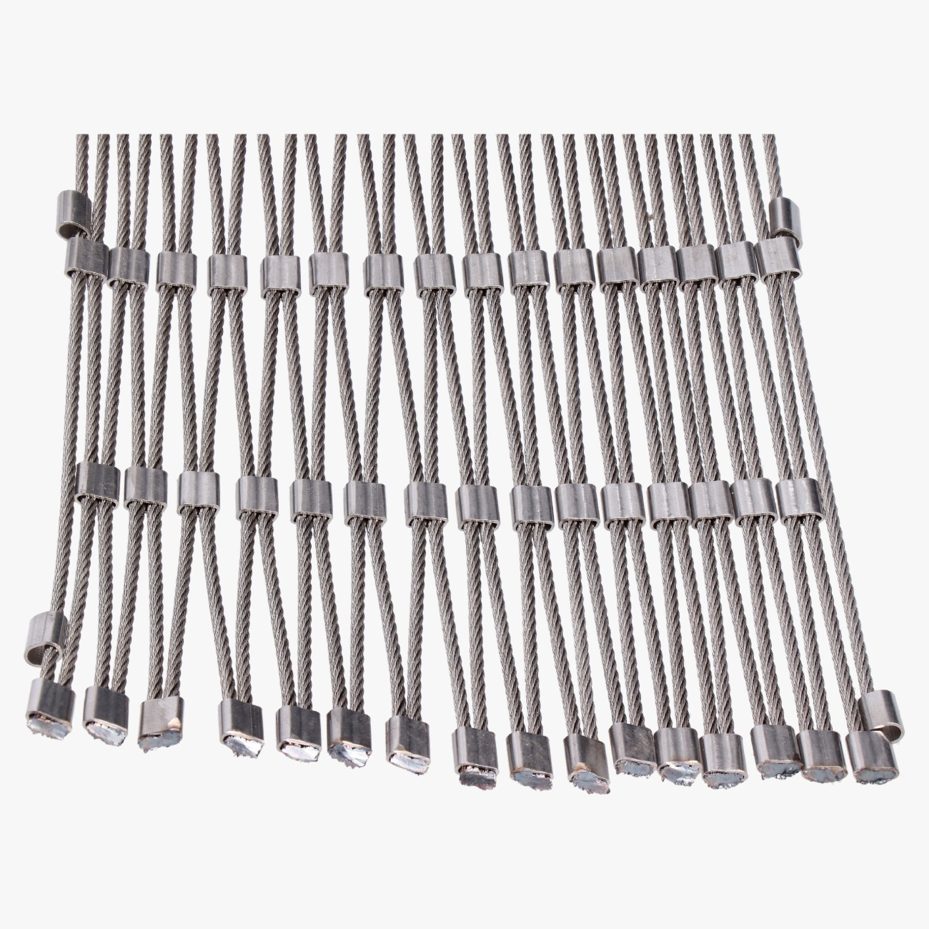Lanková sieť, 1 x 10 m, oko 60 x 104 mm, ø 1,5 mm, AISI 316 - Obrázek 4
