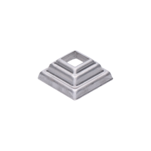 Krytka plechová, 44 x 44 x 18 mm, díra: 16 x 16 mm