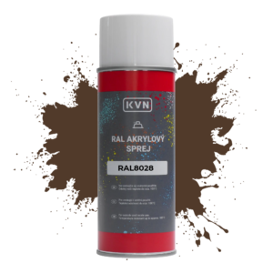 Barva ve spreji - RAL 8028, 400 ml